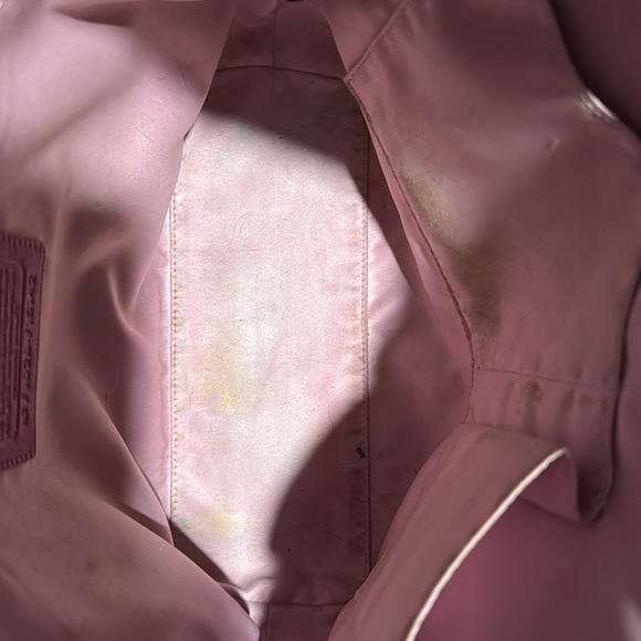 Coach HOT GIRL Pink Patent Leather Signature C Stitch Tote (Style #F15142) - Picture 15 of 16